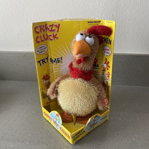 2005 Crazy Cluck The Wacky Chicken New In Box Untested - Picture 1 of 6